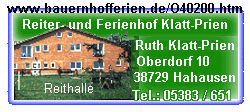 Reiterhof Ferienhof Klatt Prien Hahausen